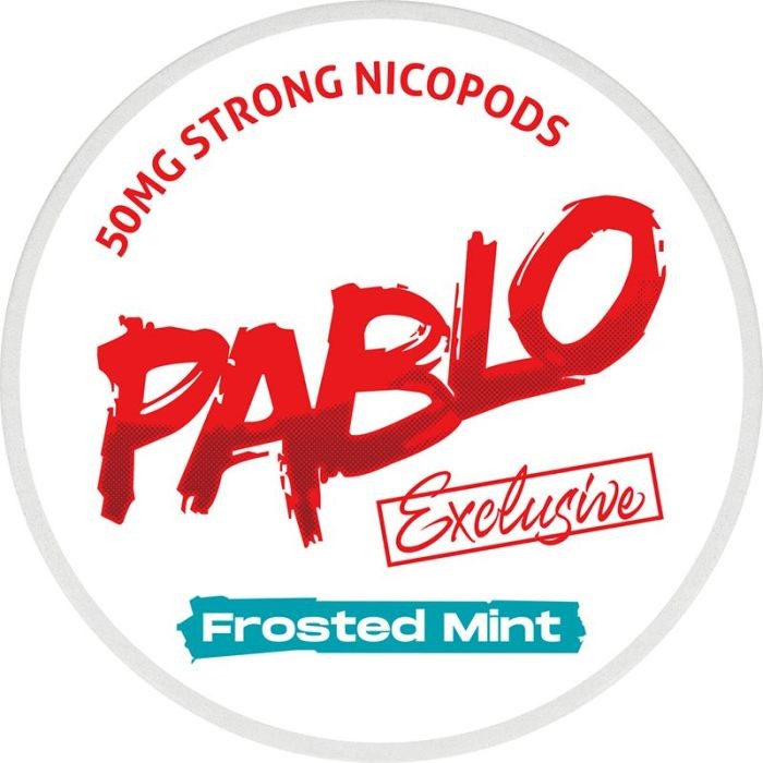  Pablo Exclusive Frosted Mint 50mg Sleeve of 10