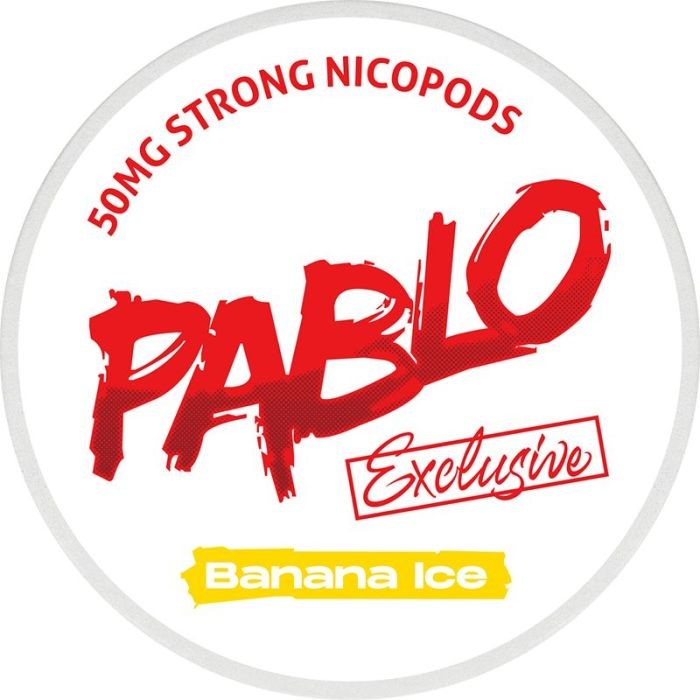  Pablo Exclusive Banana Ice 50mg Sleeve of 10