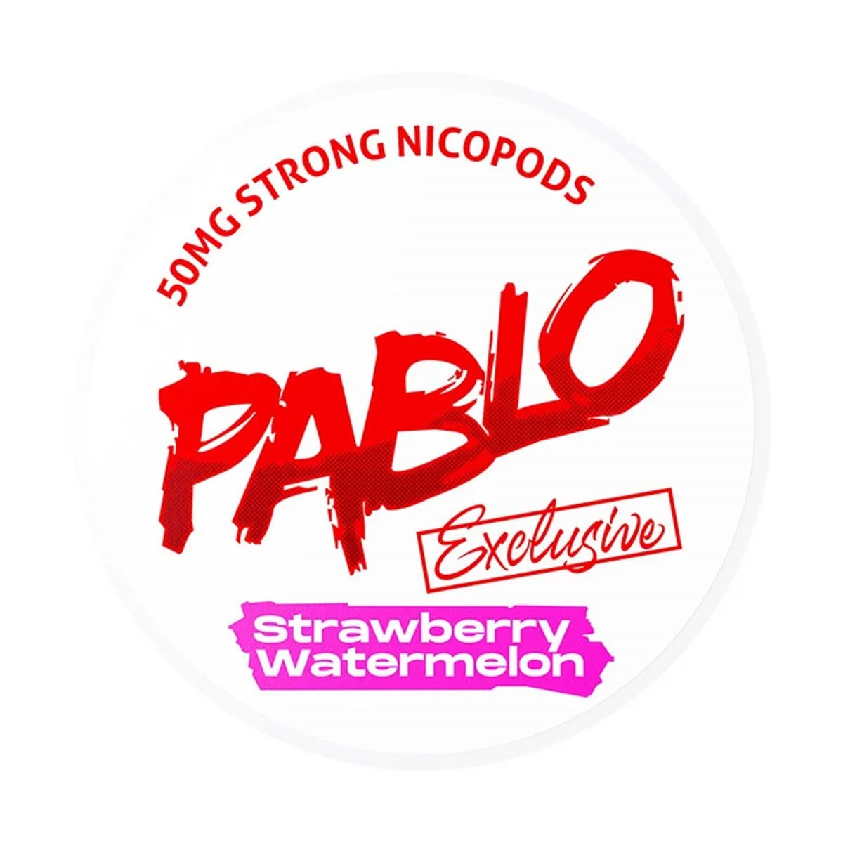  Pablo Exclusive Strawberry Watermelon 50mg Sleeve of 10