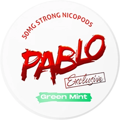  Pablo Exclusive Green Mint 50mg Sleeve of 10