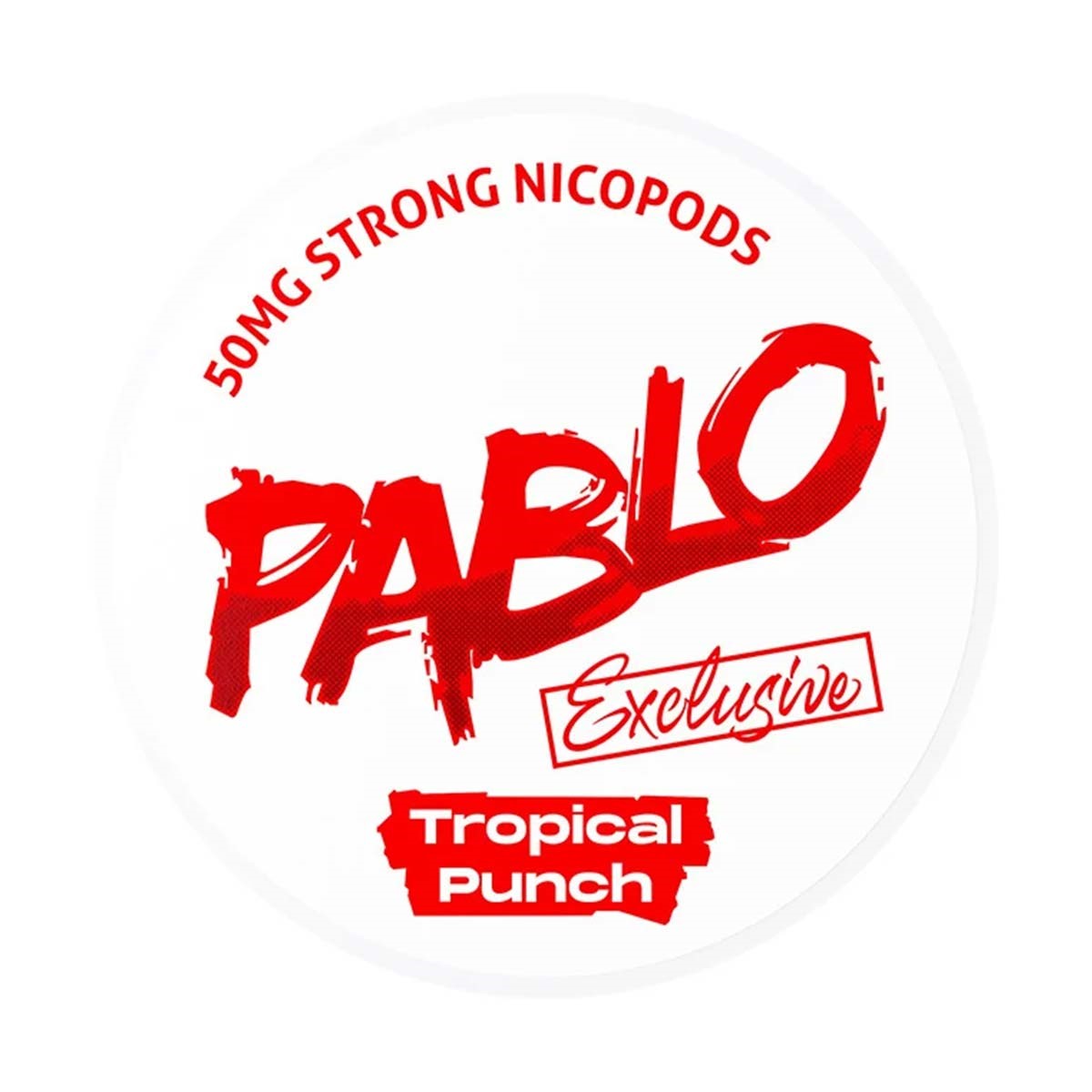  Pablo Exclusive Tropical Punch 50mg Sleeve of 10