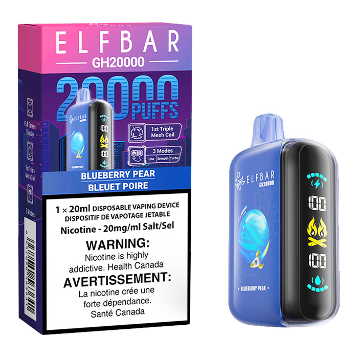 Blueberry Pear Elfbar GH20000 Puffs Disposable Vape Ct-5