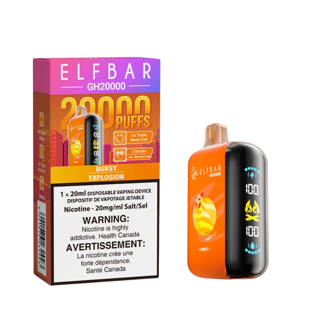 Burst Elfbar GH20000 Puffs Disposable Vape Ct-5