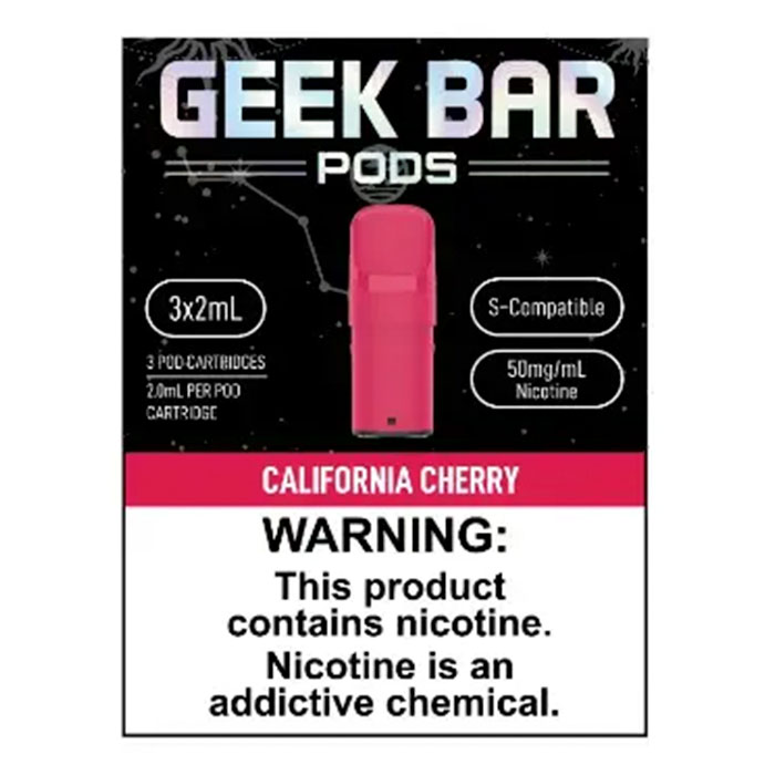  California Cherry Geek Bar Pods Ct-5