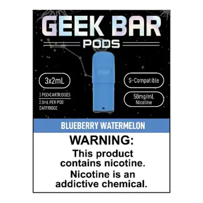 Blueberry Watermelon Geek Bar Pods Ct-5