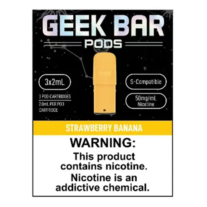 Strawberry Banana Geek Bar Pods Ct-5