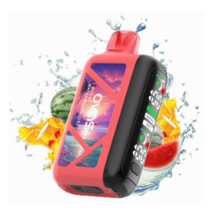 Strawberry Watermelon Ice OVNS Pioneer 22000 Puffs Disposable Vape Ct 5
