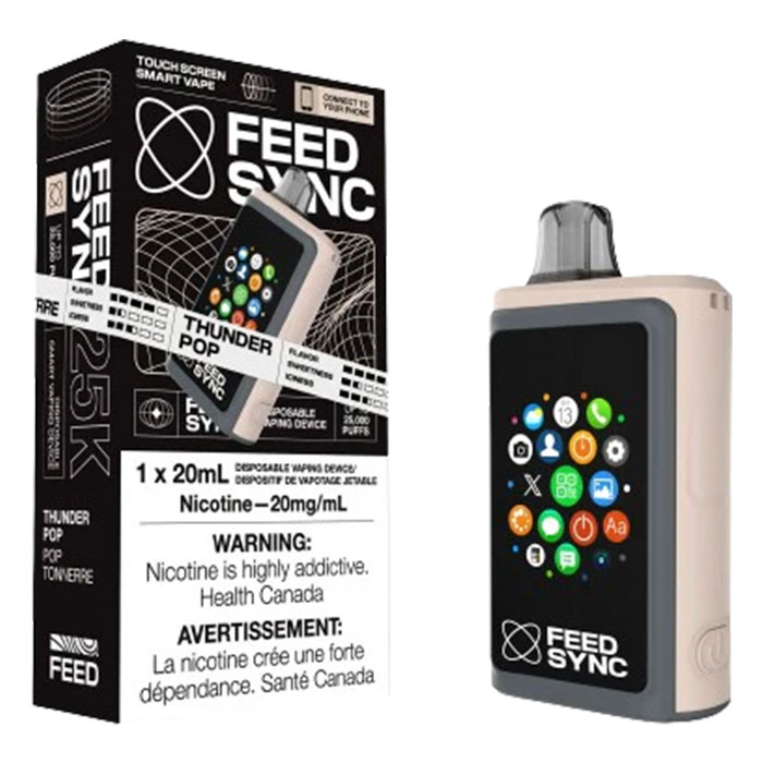 Cola Ice Feed Sync Upto 30000 Puffs Disposable Touch Screen Smart Vape Ct 5