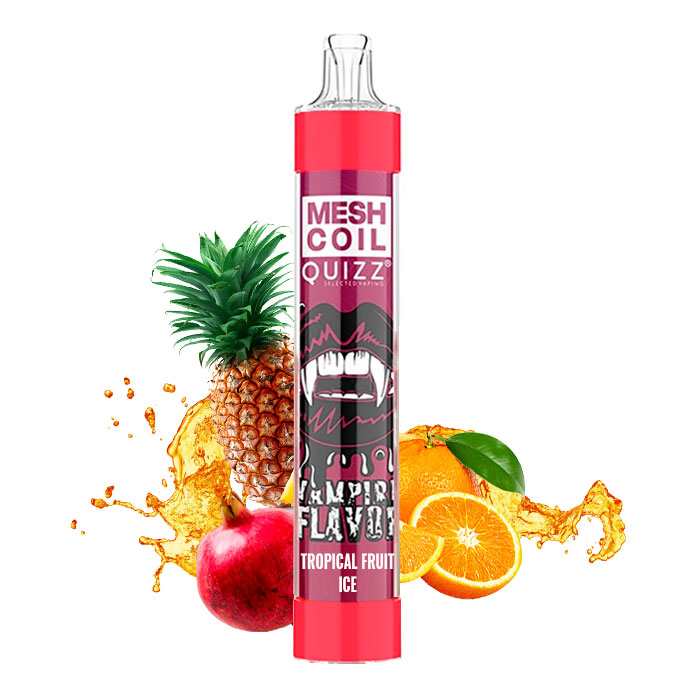 Tropical Fruits Ice Disposable Vapes 4000 Puffs Display of 10