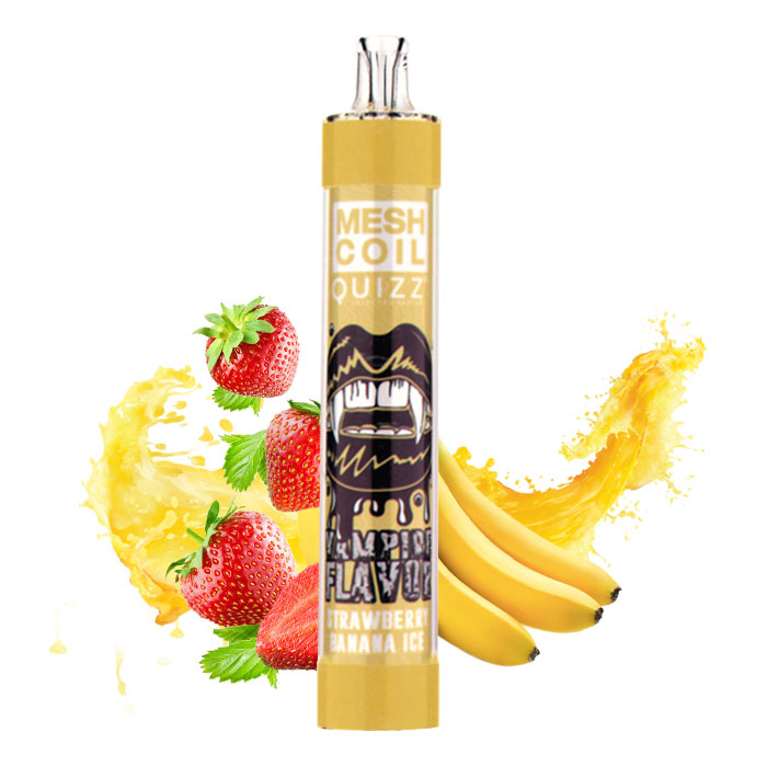 Strawberry Banana Ice Disposable Vapes 4000 Puffs Display of 10