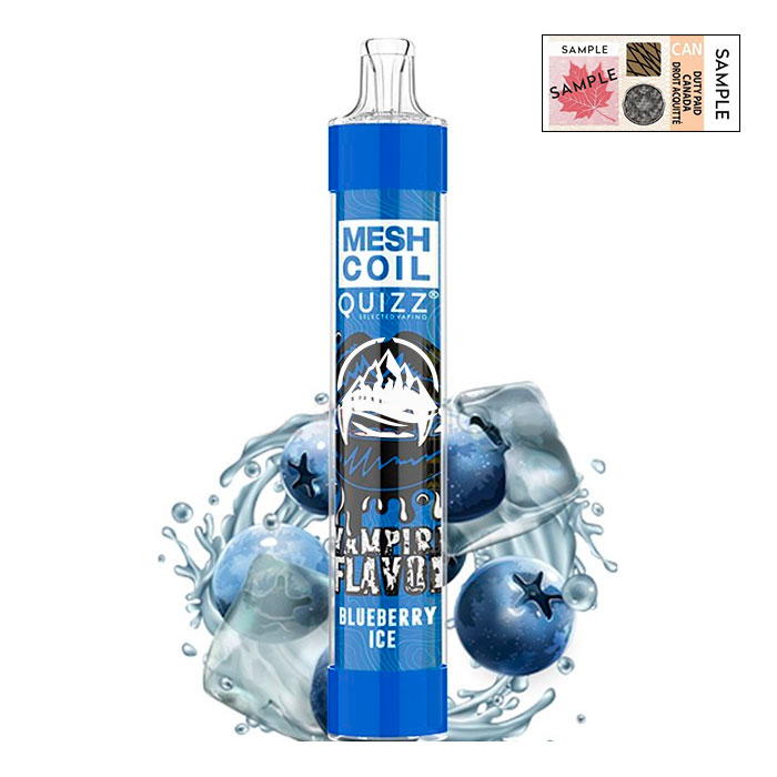 Blue Razz Ice Disposable Vapes 4000 Puffs Display of 10