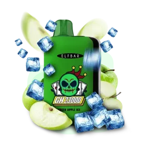 Green Apple Ice Elfbar GH23000 Puffs Disposable Vape Ct-10