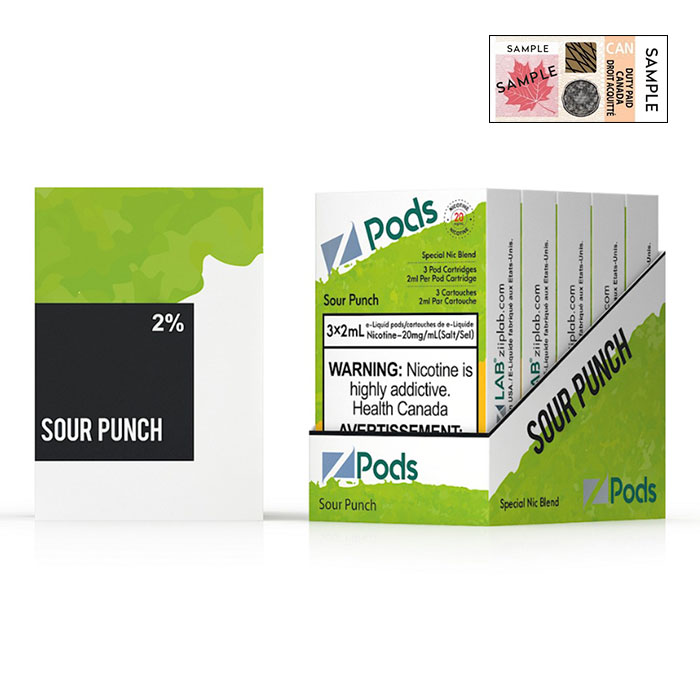 Z Pods 5% Nic Sour Mouth Special Edition Ct 5