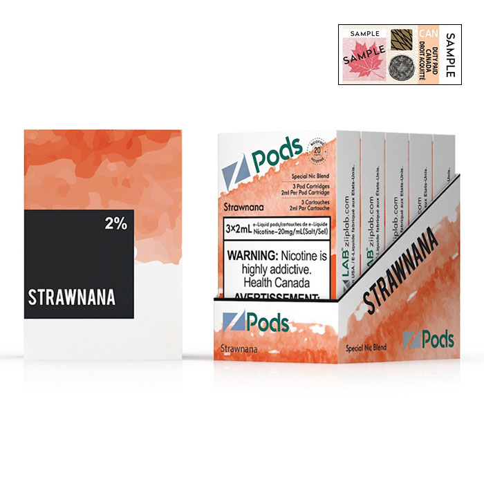 Z Pods 5% Nic Strawnana Special Edition Ct 5