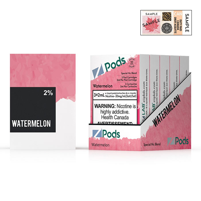 Z Pods 5% Nic Watermelon Special Edition Ct 5