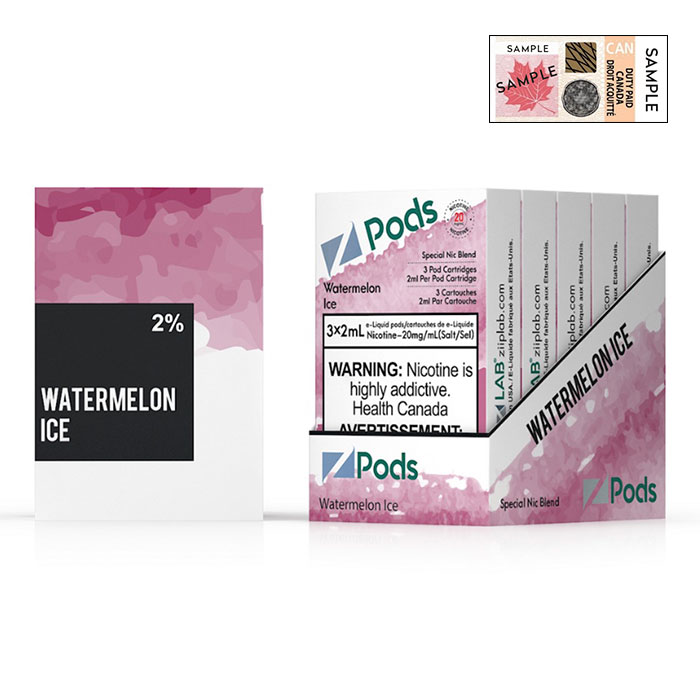 Z Pods 5% Nic Watermelon Ice Special Edition Ct 5