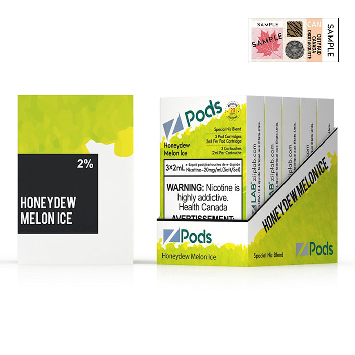 Z Pods 5% Nic Honey Dew Punch Special Edition Ct 5