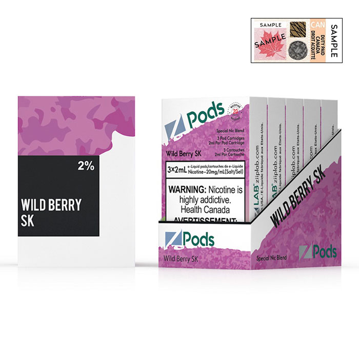 Z Pods 5% Nic Acai Berry Special Edition Ct 5