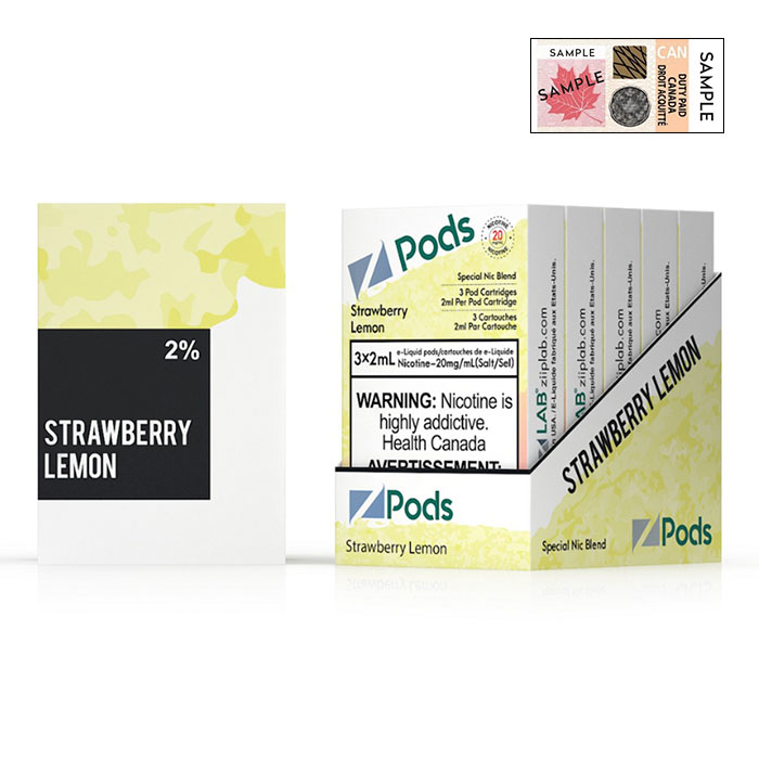 Z Pods 5% Nic Strawberry Lemonade Special Edition Ct 5