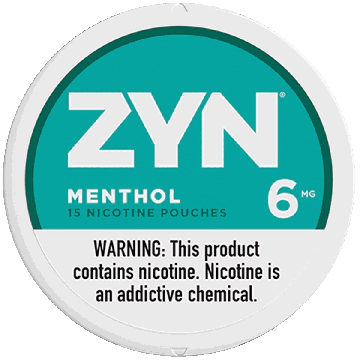 ZYN Menthol 6mg Sleeve of 5
