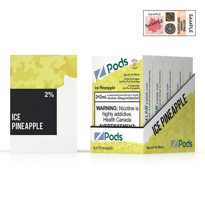 Z Pods 5% Nic Pineapple Special Edition Ct 5