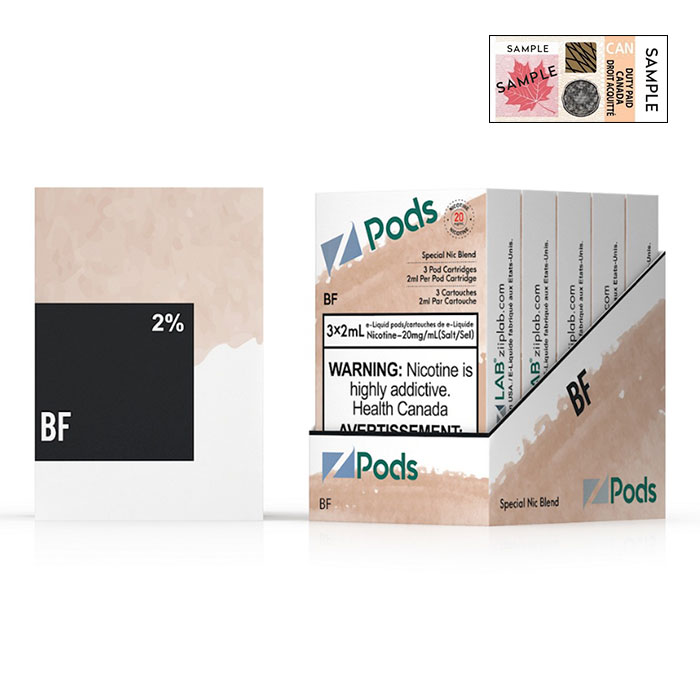 Z Pods 5% Nic Bear Foot Special Edition Ct 5