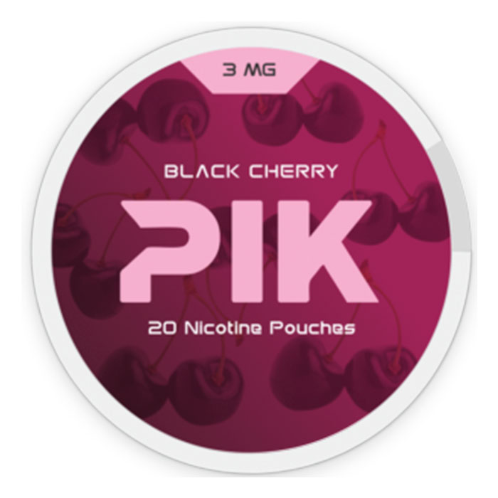 Pik Black Cherry 16mg Sleeve of 5