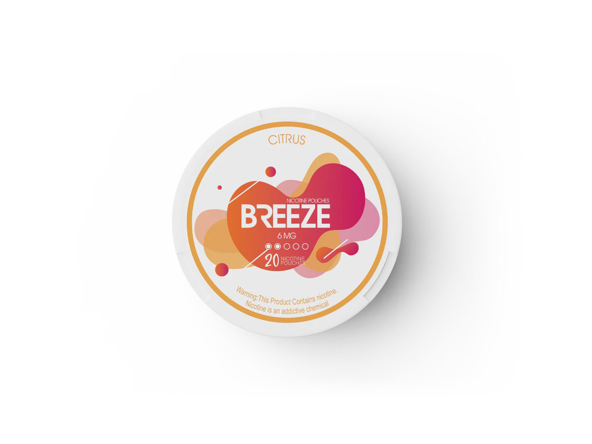 Citrus 15mg Breeze Nictone Pouch Sleeve of 5