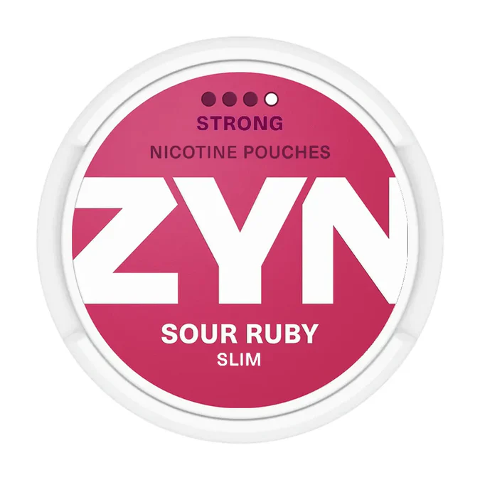 Zyn Eu Sour Ruby 11mg Sleeve of 5