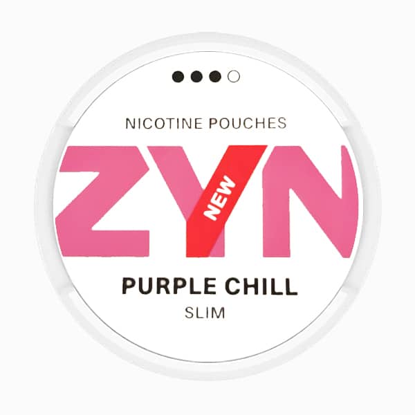 Zyn Eu Purple Chill 9mg Sleeve of 5