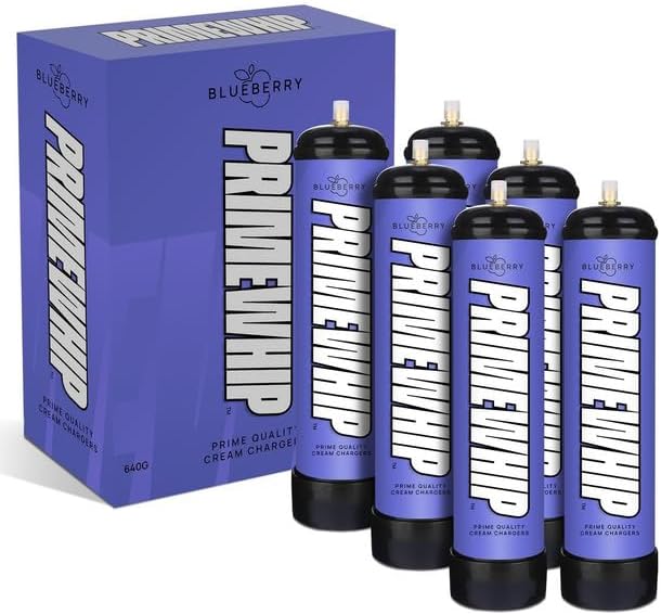 Blueberry Prime Whip 640g/0.95L Whipped Cream Charger