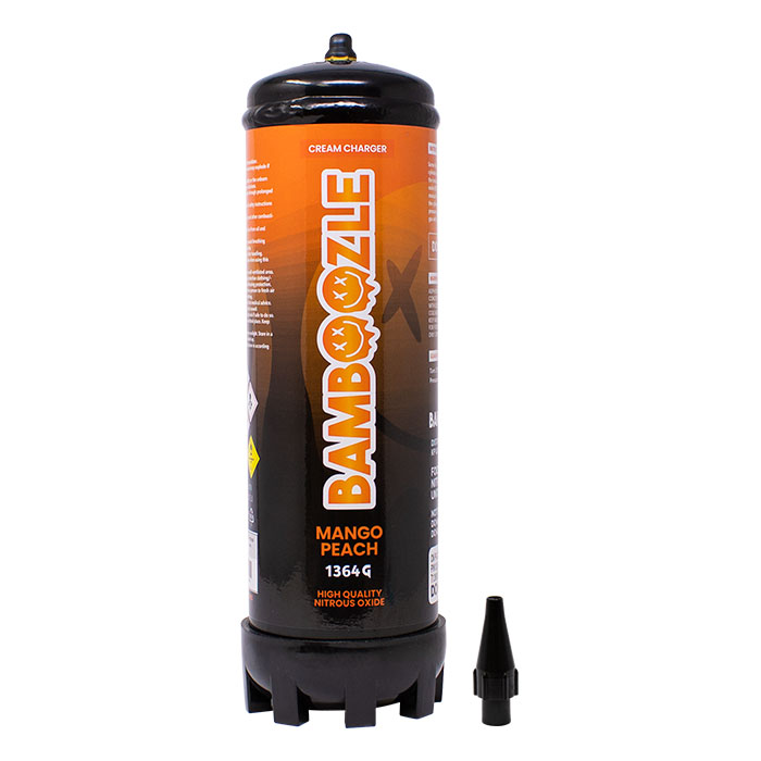 Mango Peach Bamboozle N2O Whipped Cream Charger 1364g/2.2L
