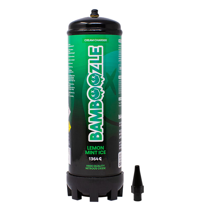 Lemon Mint Ice Bamboozle N2O Whipped Cream Charger 1364g/2.2L