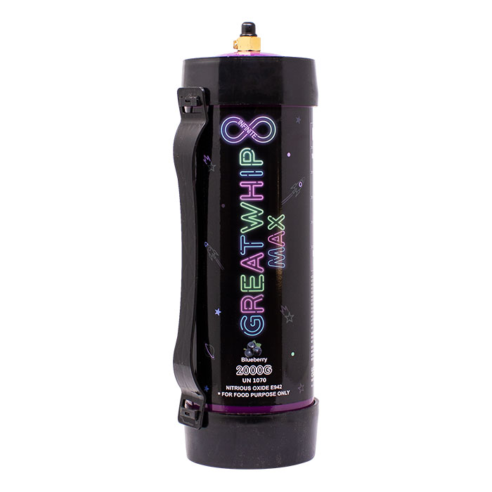 Blueberry GreatWhip N2O Whipped Cream Charger 2000g/3.3L