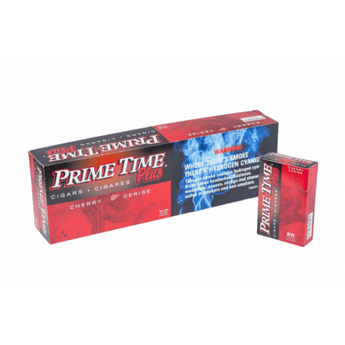 Prime Time Cherry Cigars Display of 10 