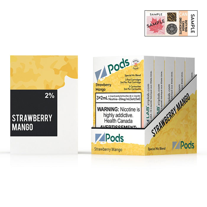 Z Pods 5% Nic Strawberry Mango Special Edition Ct 5