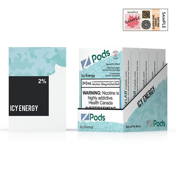 Z Pods 5% Nic Ice Energy Special Edition Ct 5