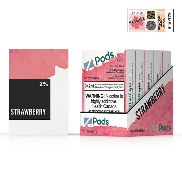 Z Pods 5% Nic Strawberry Special Edition Ct 5