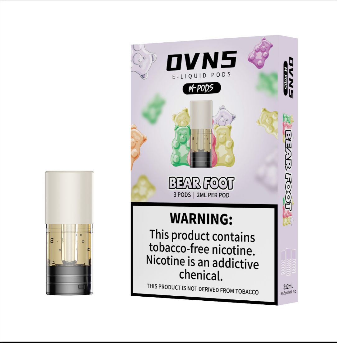 Bear Foot 5% Nic Ovns E-Liquid Pods