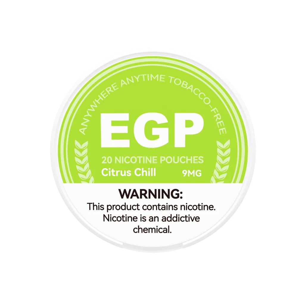 Citrus Chill 9mg EGP Nicotine Pouch Sleeve of 5