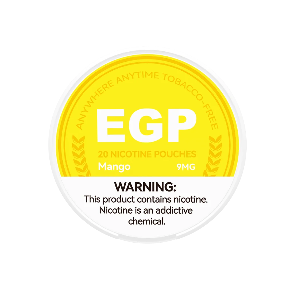 Mango 9mg EGP Nicotine Pouch Sleeve of 5