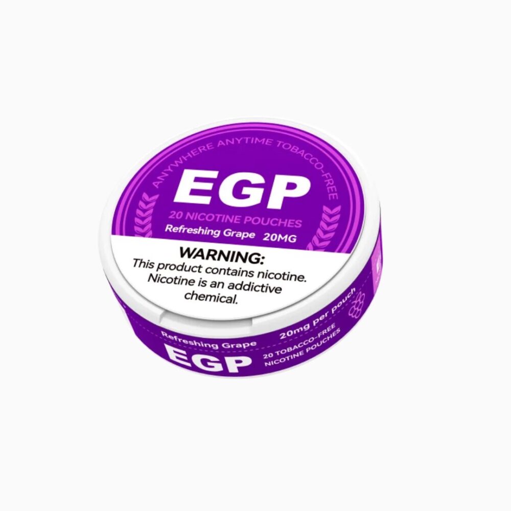Refreshing Grape 20mg EGP Nicotine Pouch Sleeve of 5