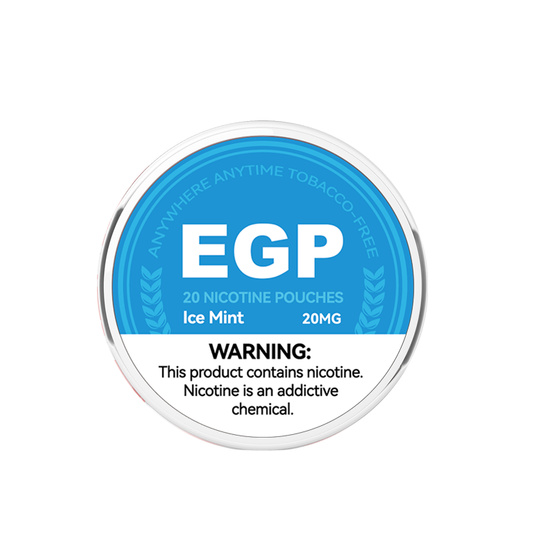 Ice Mint 20mg EGP Nicotine Pouch Sleeve of 5