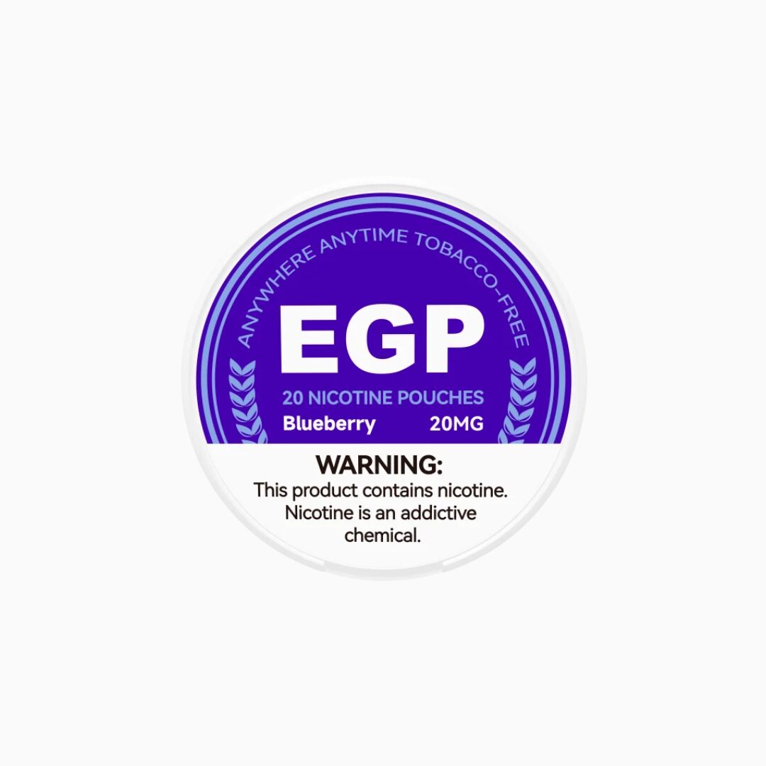 Blueberry 20mg EGP Nicotine Pouch Sleeve of 5