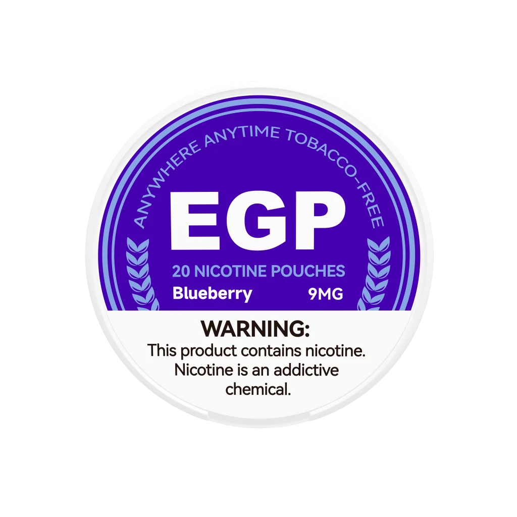 Blueberry 14mg EGP Nicotine Pouch Sleeve of 5