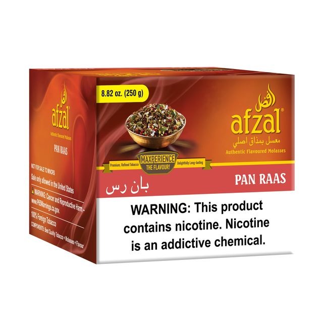 Pan Raas Afzal Tobacco Hookah Molasses – 250g 