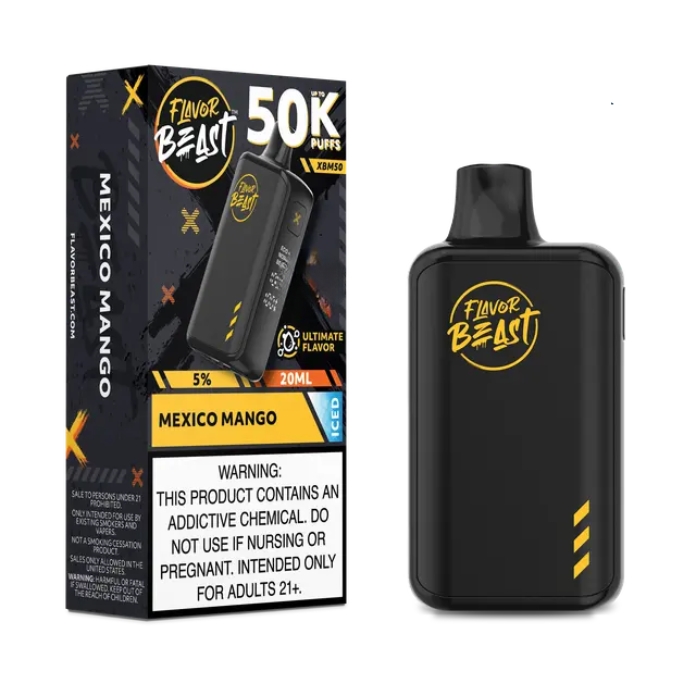 Mexico Mango Flavor Beast XBM50 50000 Puffs Disposable Vape Ct-5