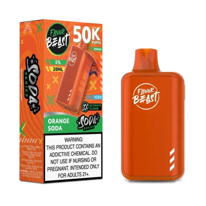 Orange Soda Flavor Beast XBM50 50000 Puffs Disposable Vape Ct-5