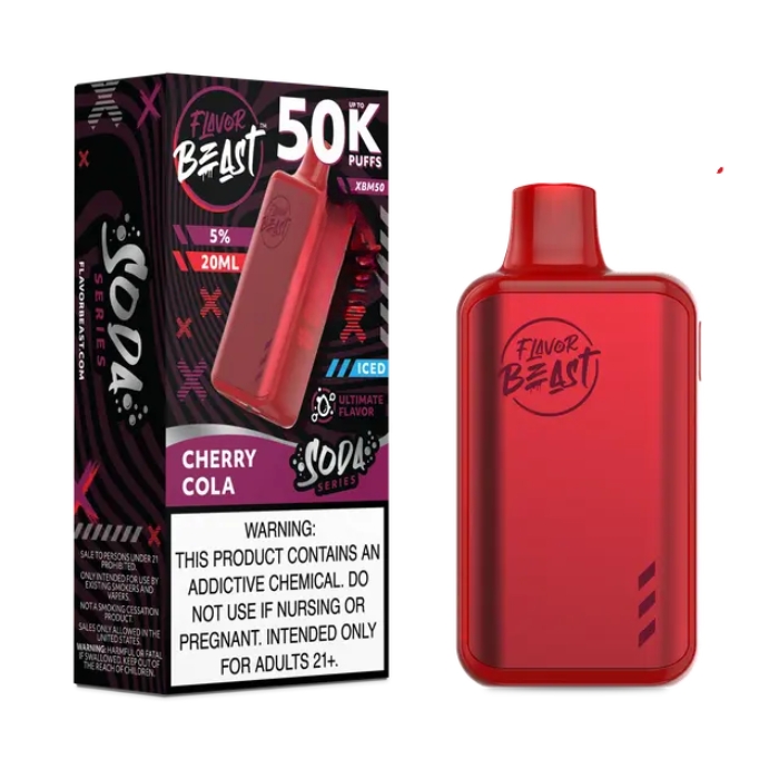 Cherry Cola Flavor Beast XBM50 50000 Puffs Disposable Vape Ct-5